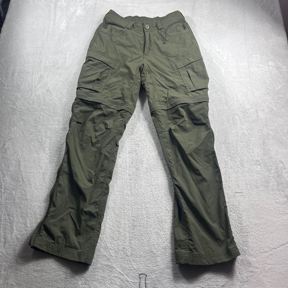 REI Co-op Sahara Convertible Hiking Pants Mens 28x32 Olive Green Cargo Zip Off